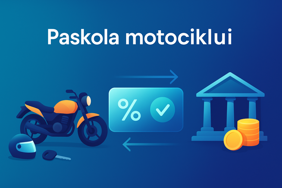 Paskola motociklui