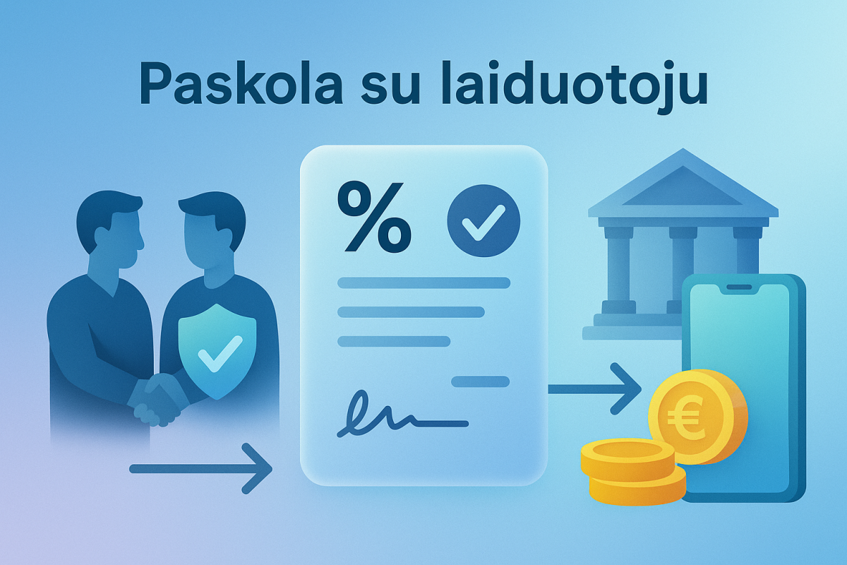 Paskola su laiduotoju