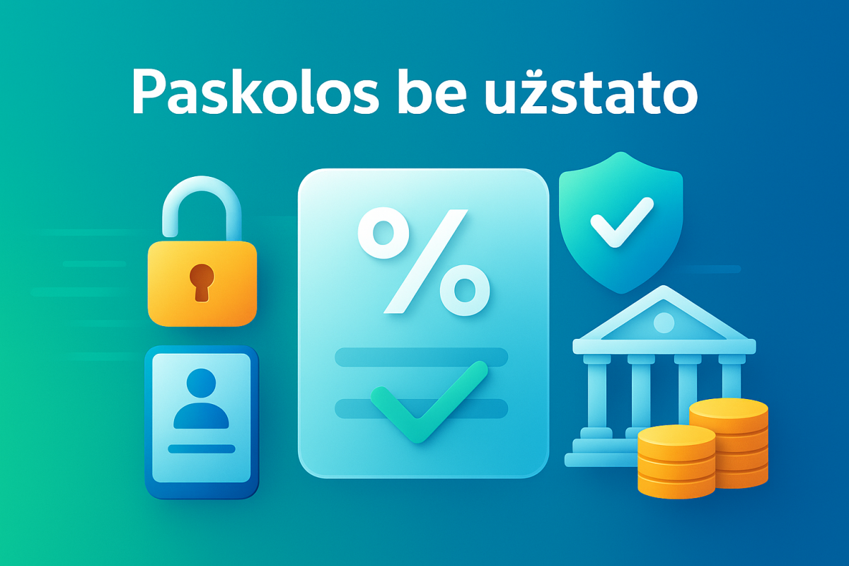 Paskolos be užstato