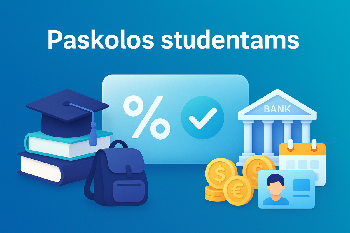 Paskolos studentams
