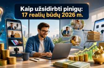 Kaip užsidirbti pinigų