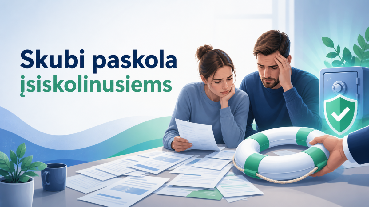 Skubi paskola įsiskolinusiems