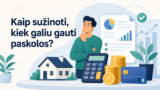 Kaip sužinoti, kiek galiu gauti paskolos?